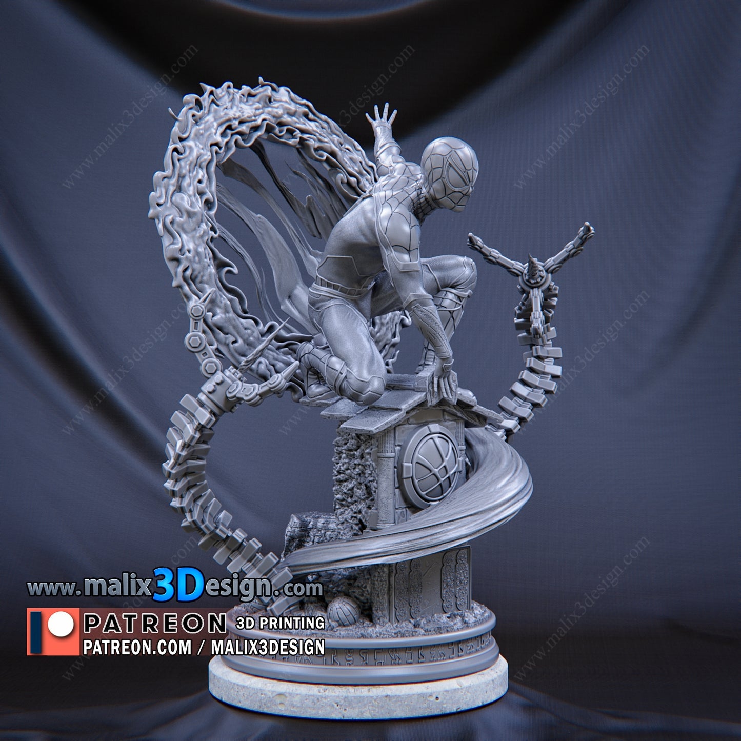 Estatua y miniatura de pin-up