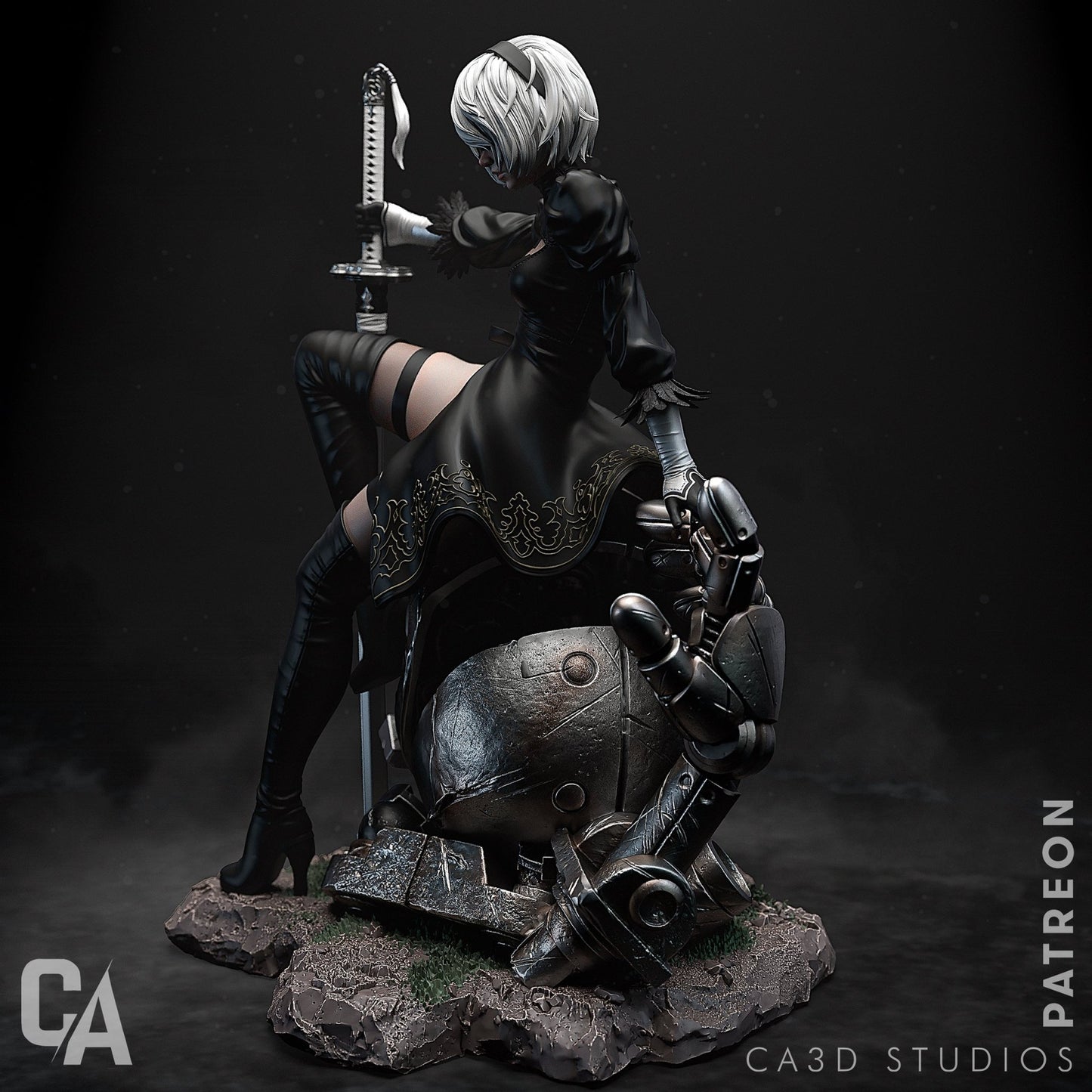 2B Nier Automata v1 - CA 3D Studios - Dark Forge Arts