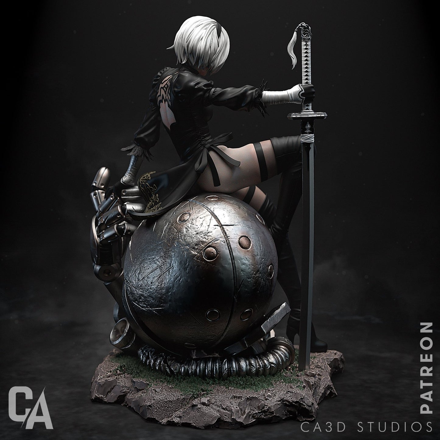 2B Nier Automata v1 - CA 3D Studios - Dark Forge Arts