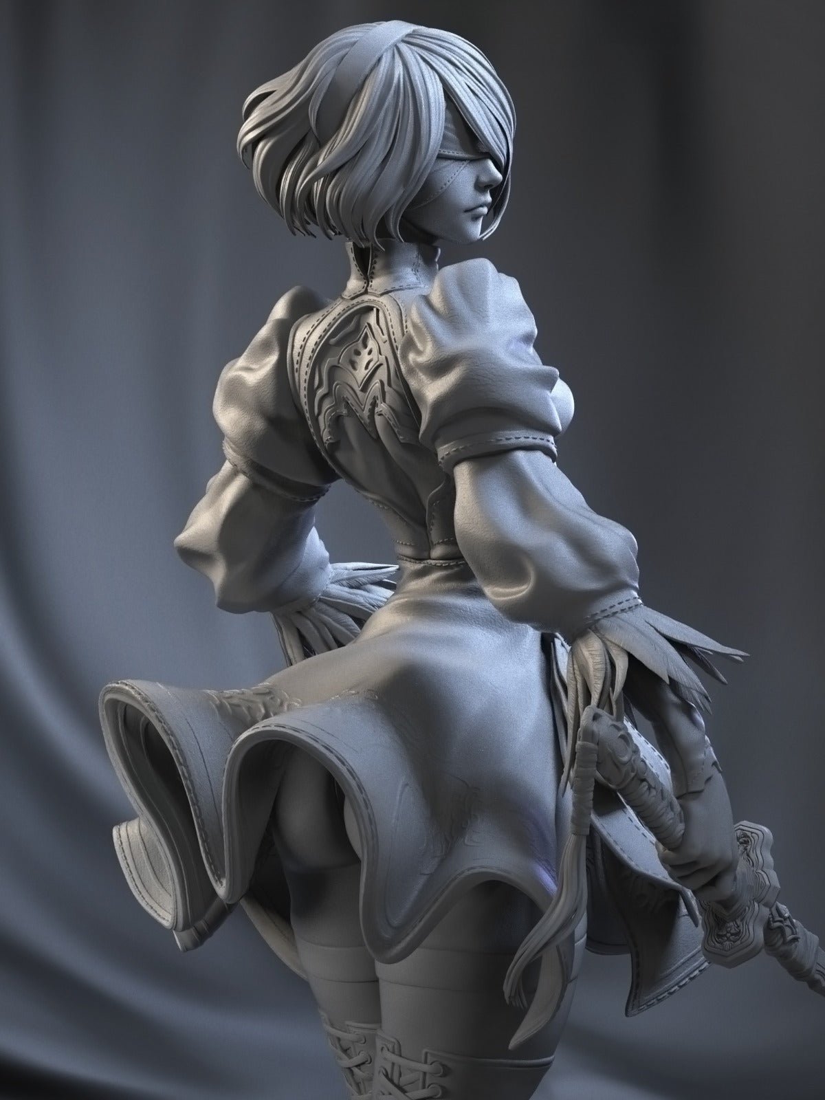 2B Nier Automata v2 - CA 3D Studios - Dark Forge Arts