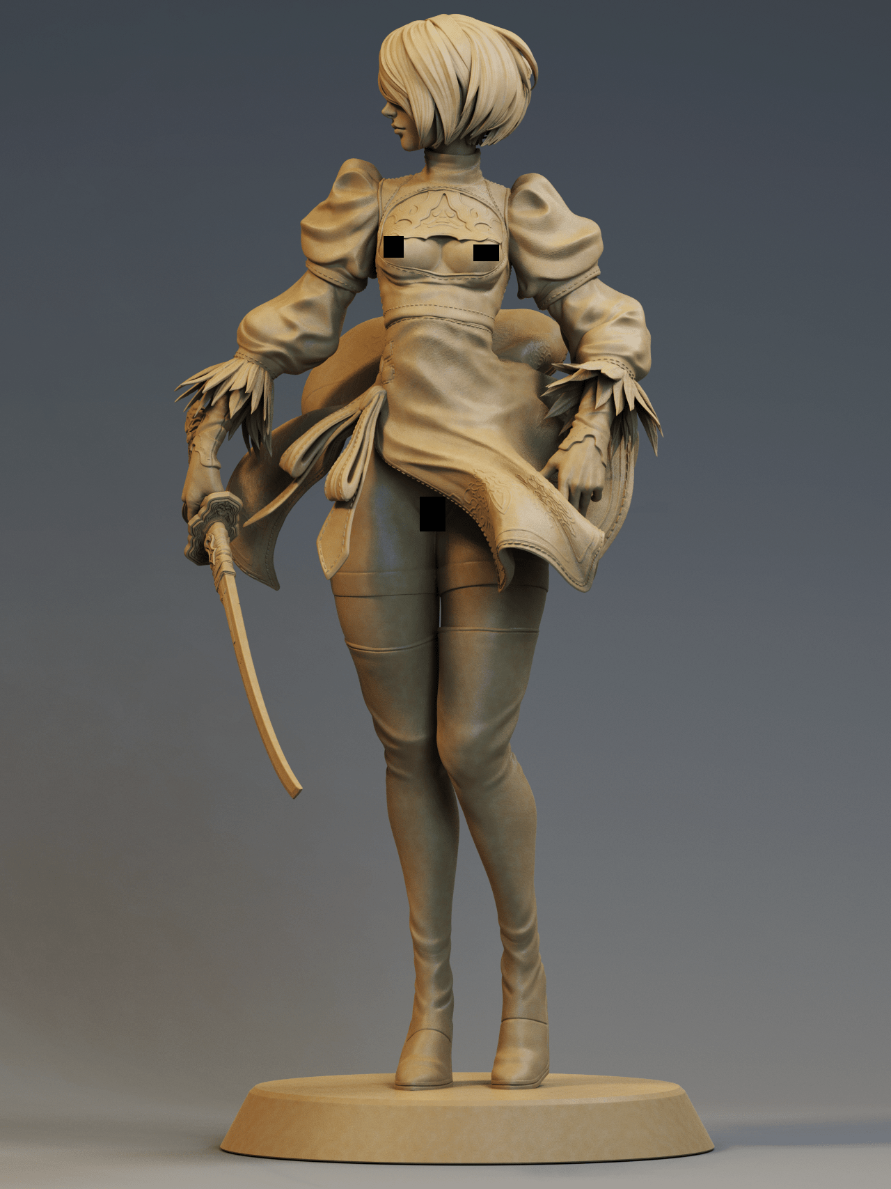 2B Nier Automata v2 - CA 3D Studios - Dark Forge Arts
