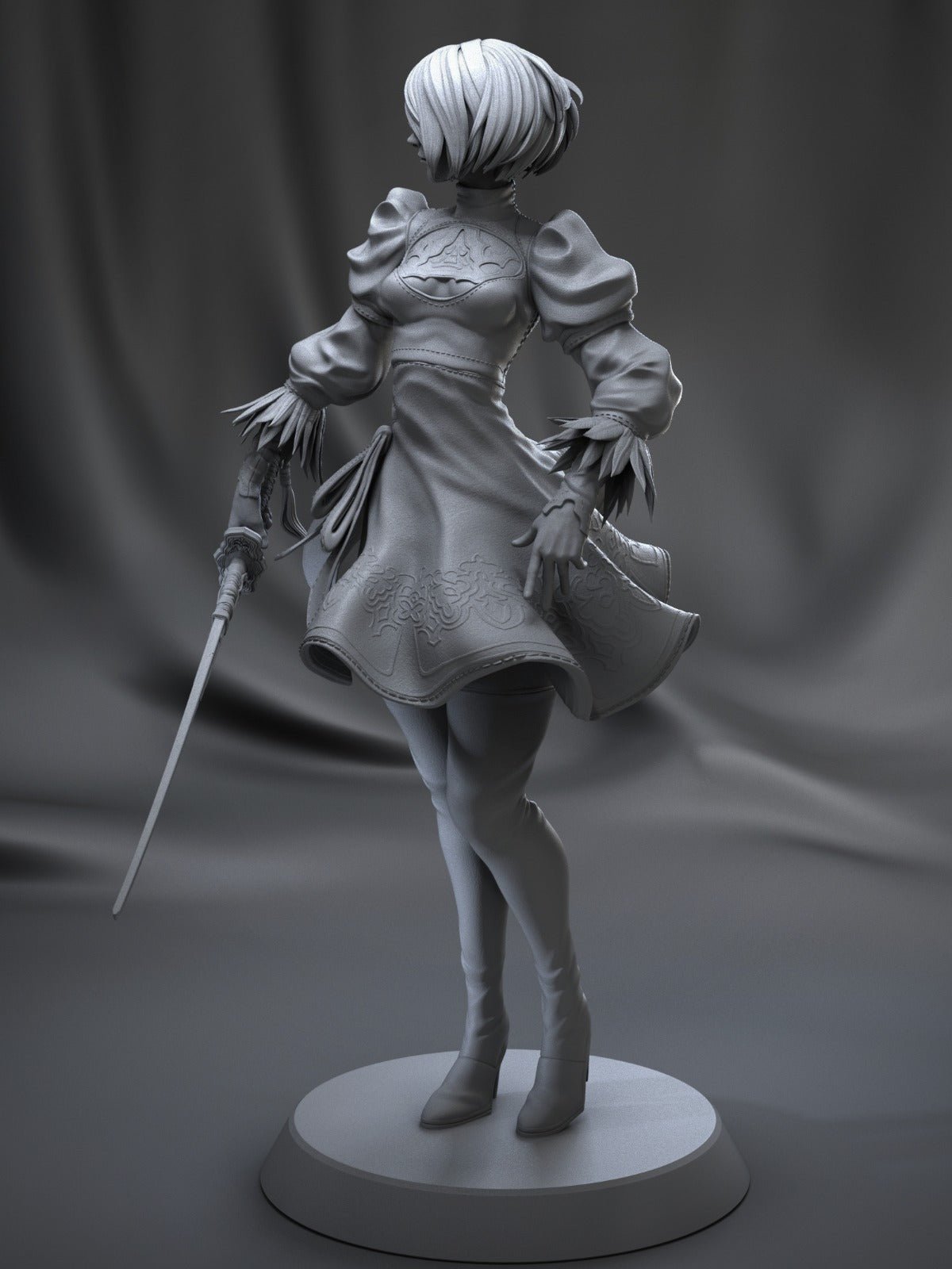 2B Nier Automata v2 - CA 3D Studios - Dark Forge Arts