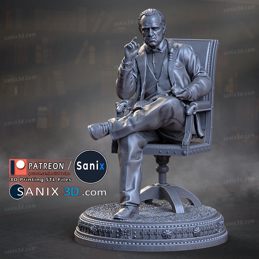 Estatua y miniatura de pin-up