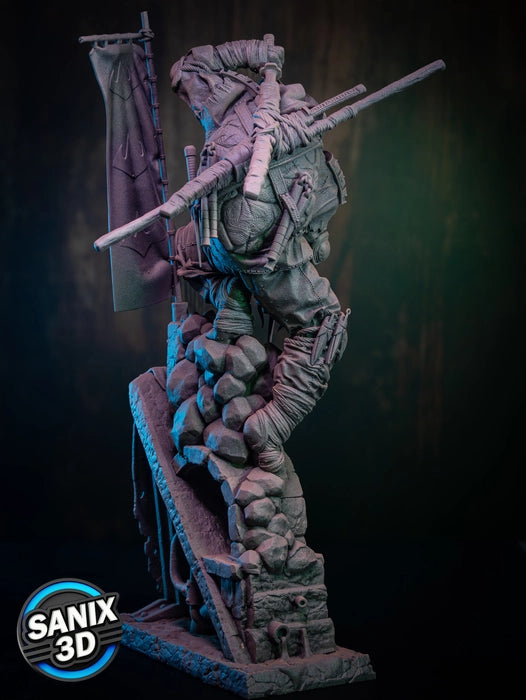 Estatua y miniatura de pin-up