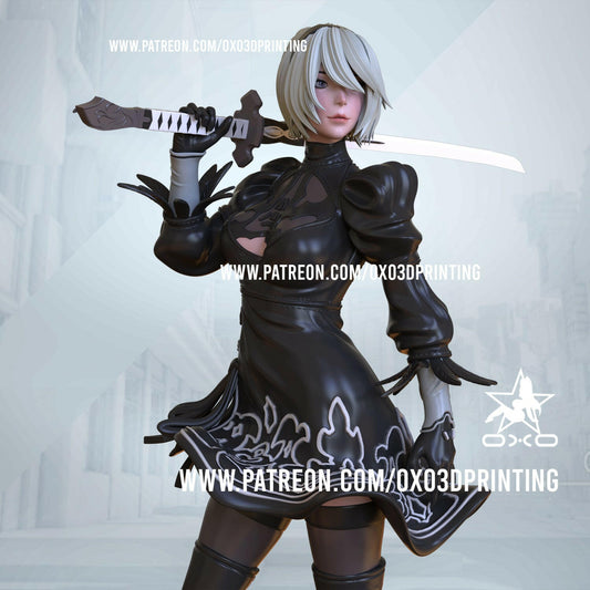 2B Yorha Nier Automata - OXO3D