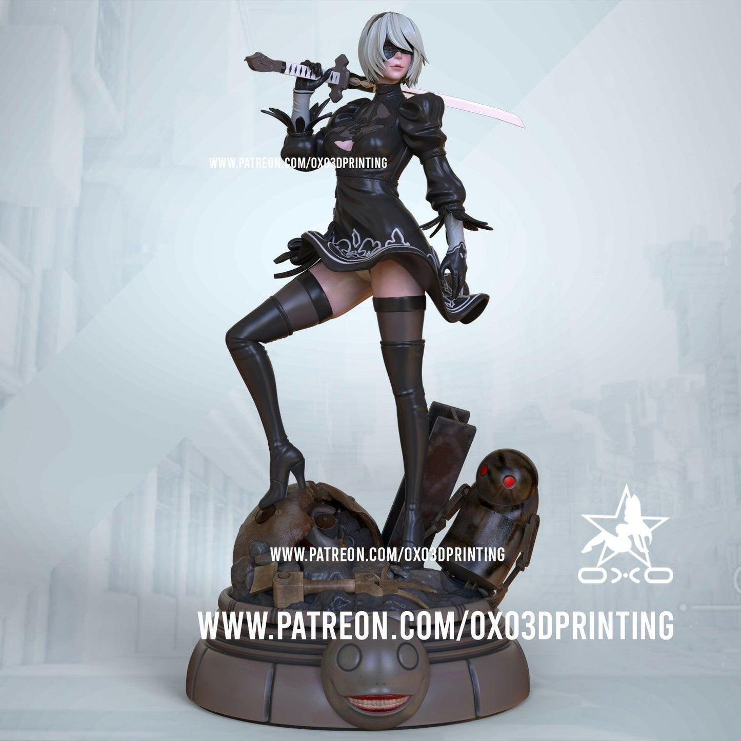 2B Yorha Nier Automata - OXO3D