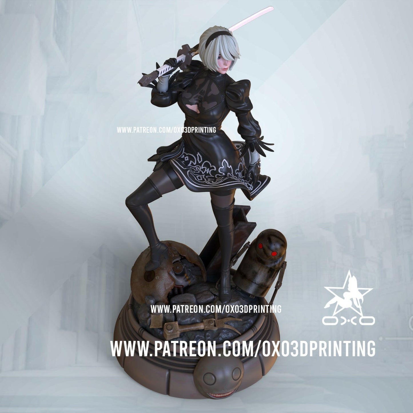 2B Yorha Nier Automata - OXO3D