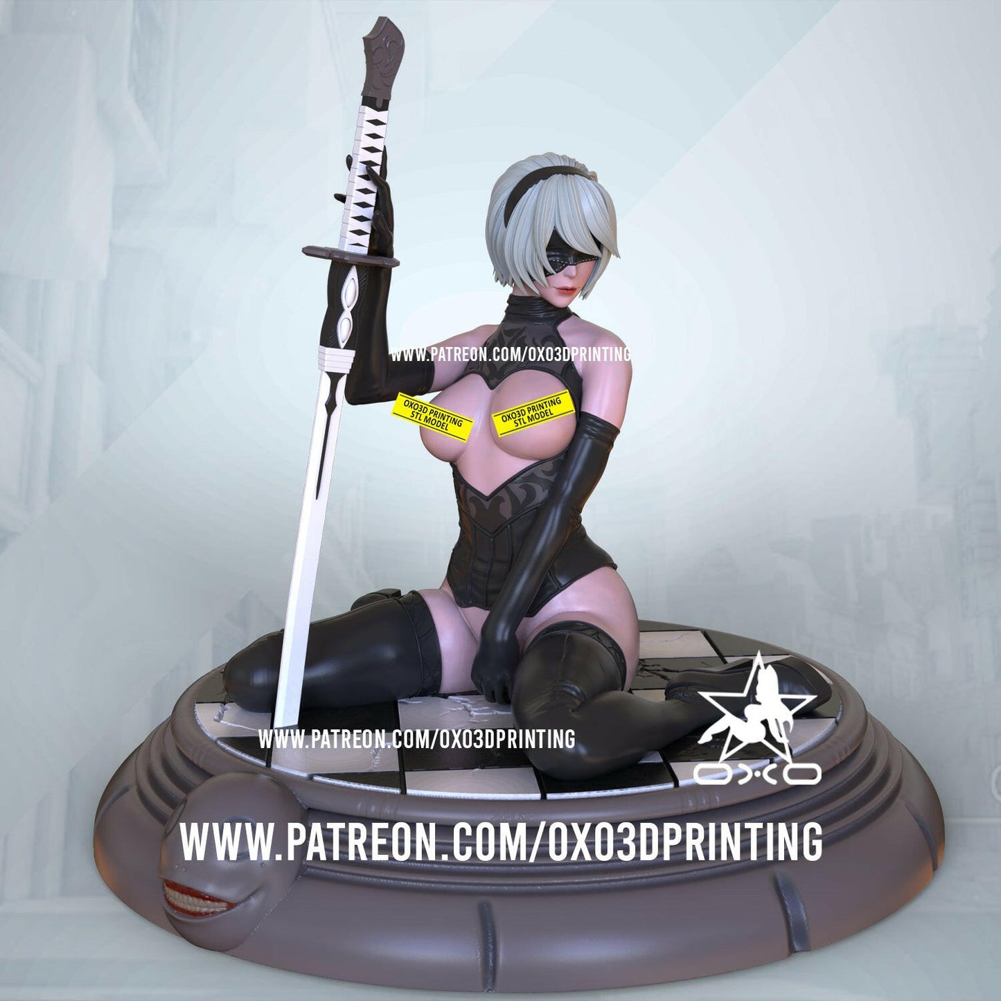 2B Yorha Nier Automata - OXO3D