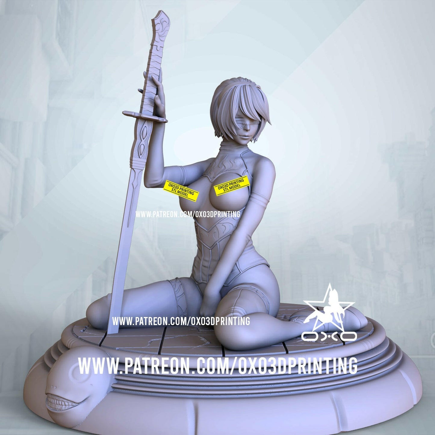 2B Yorha Nier Automata - OXO3D