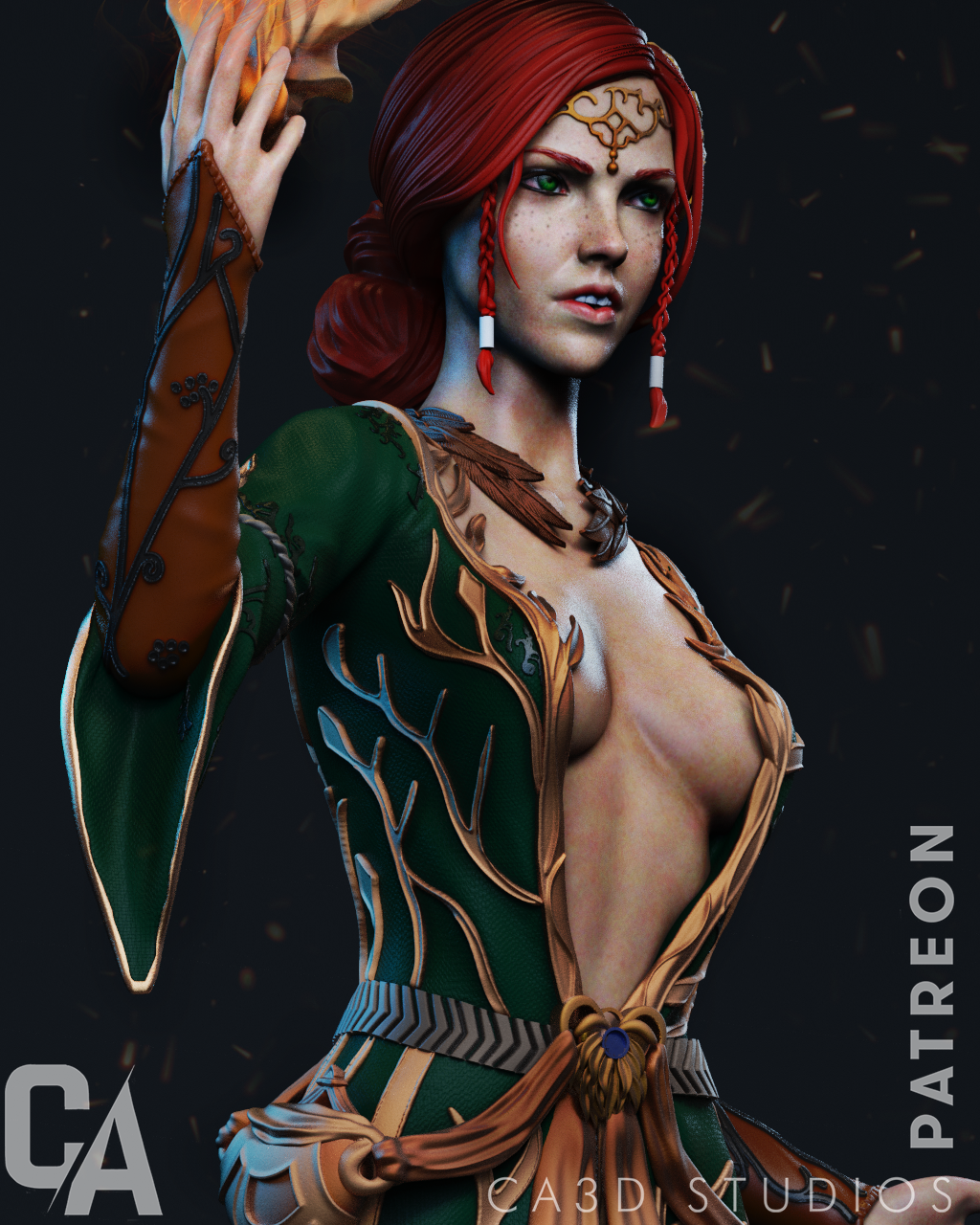 Triss Merigold - CA 3D Studios