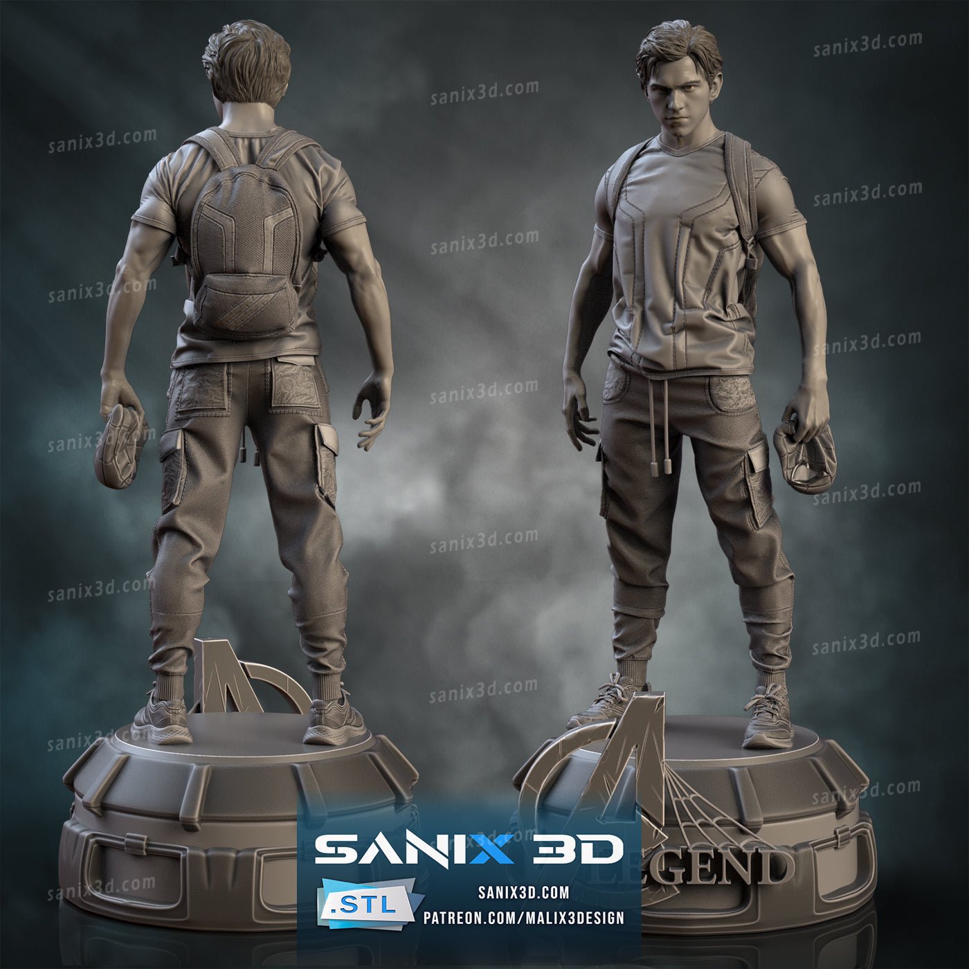 A Double Life (Spider - Man) - Sanix3D - Dark Forge Arts