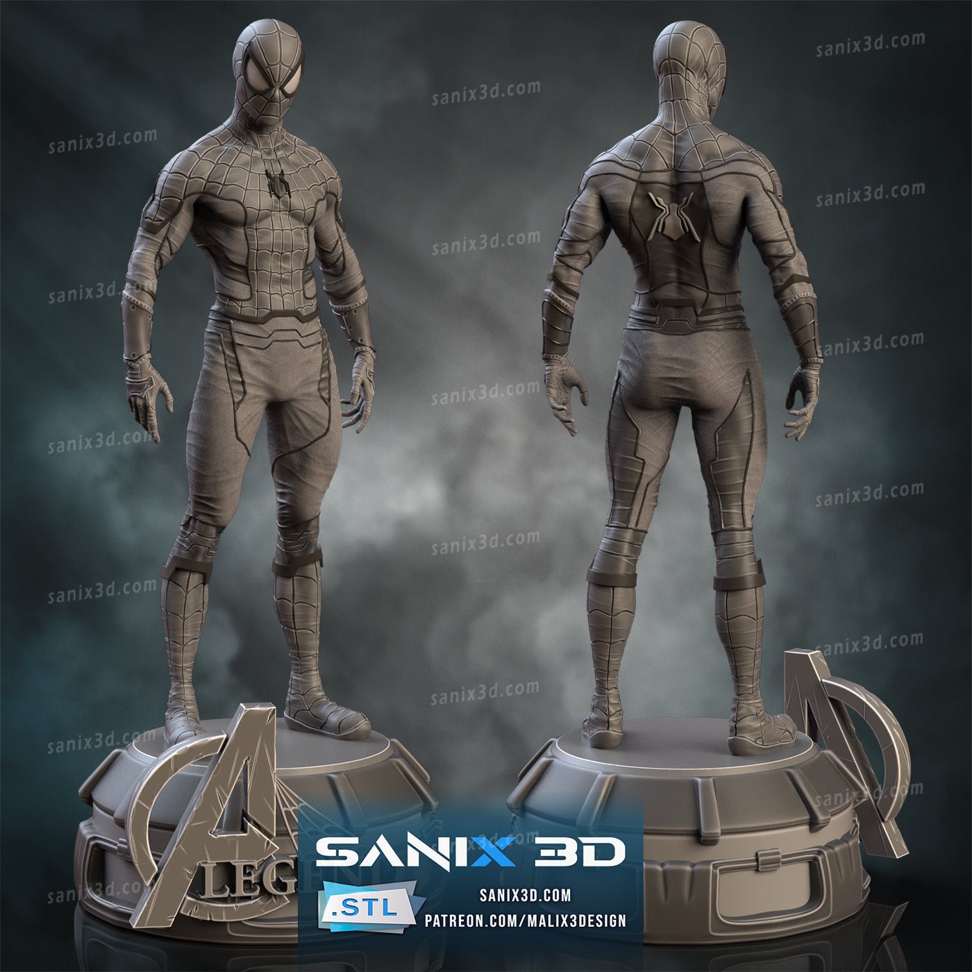 A Double Life (Spider - Man) - Sanix3D - Dark Forge Arts