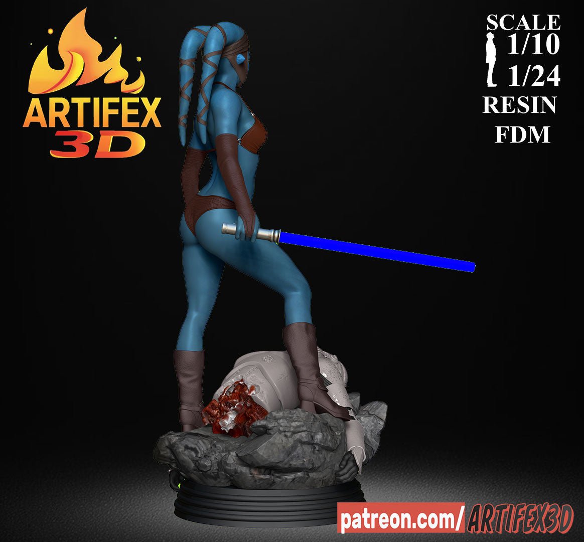 Aayla Secura - Artifex3D - Dark Forge Arts