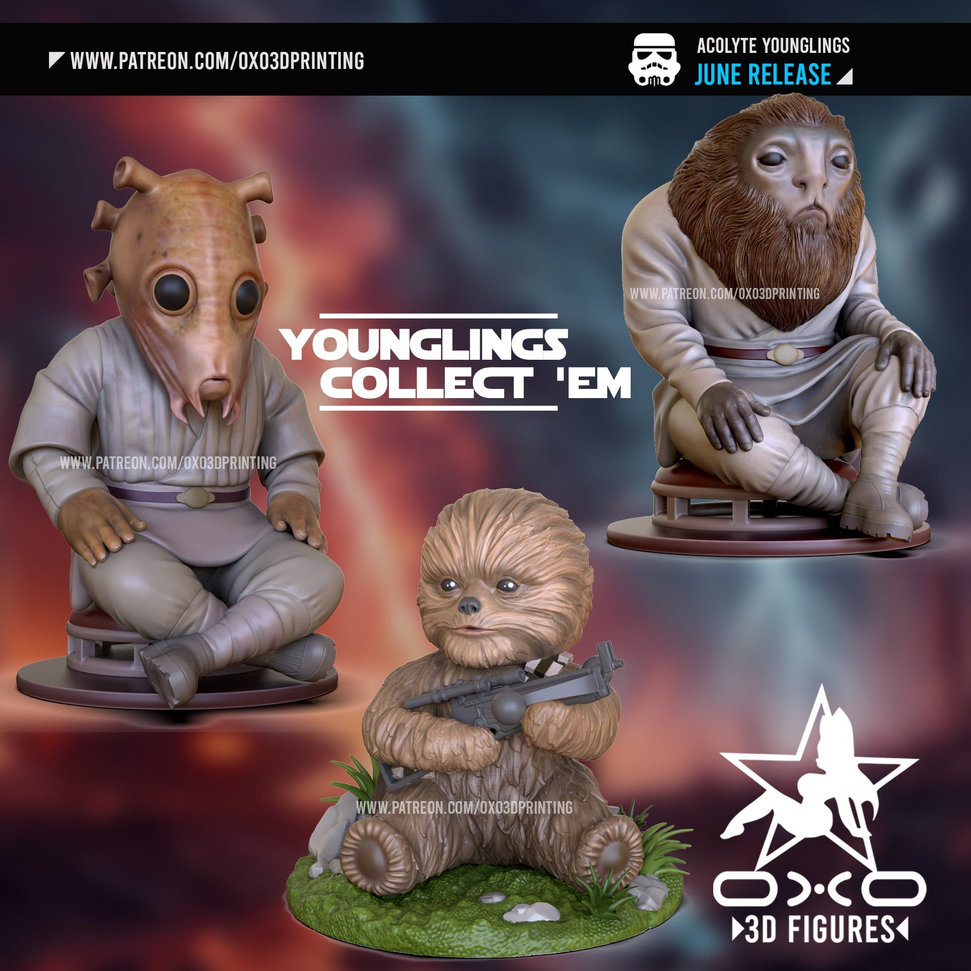 Acolyte Younglings - OXO3D - Dark Forge Arts
