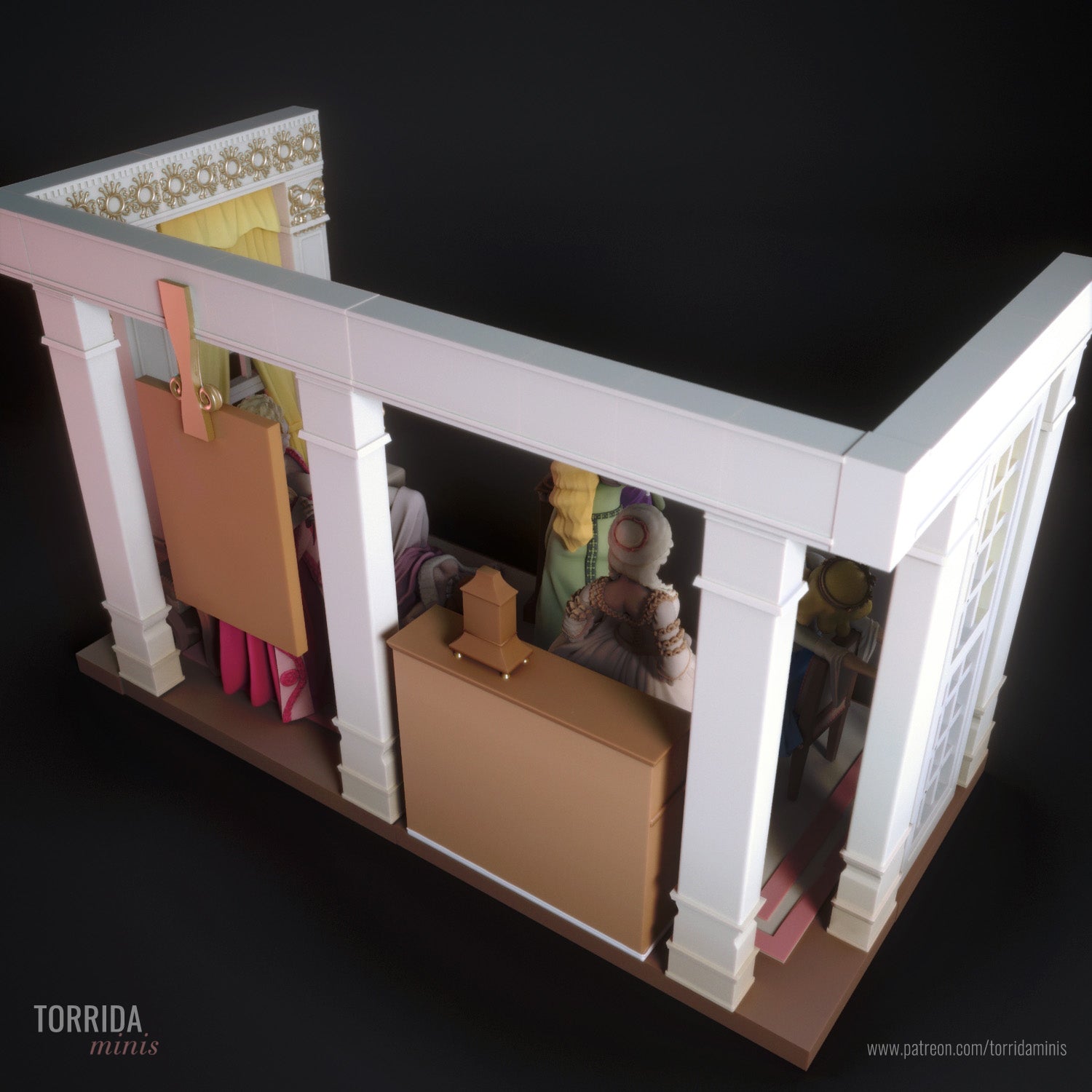 Adorable Queens Diorama - Torrida Minis - Dark Forge Arts