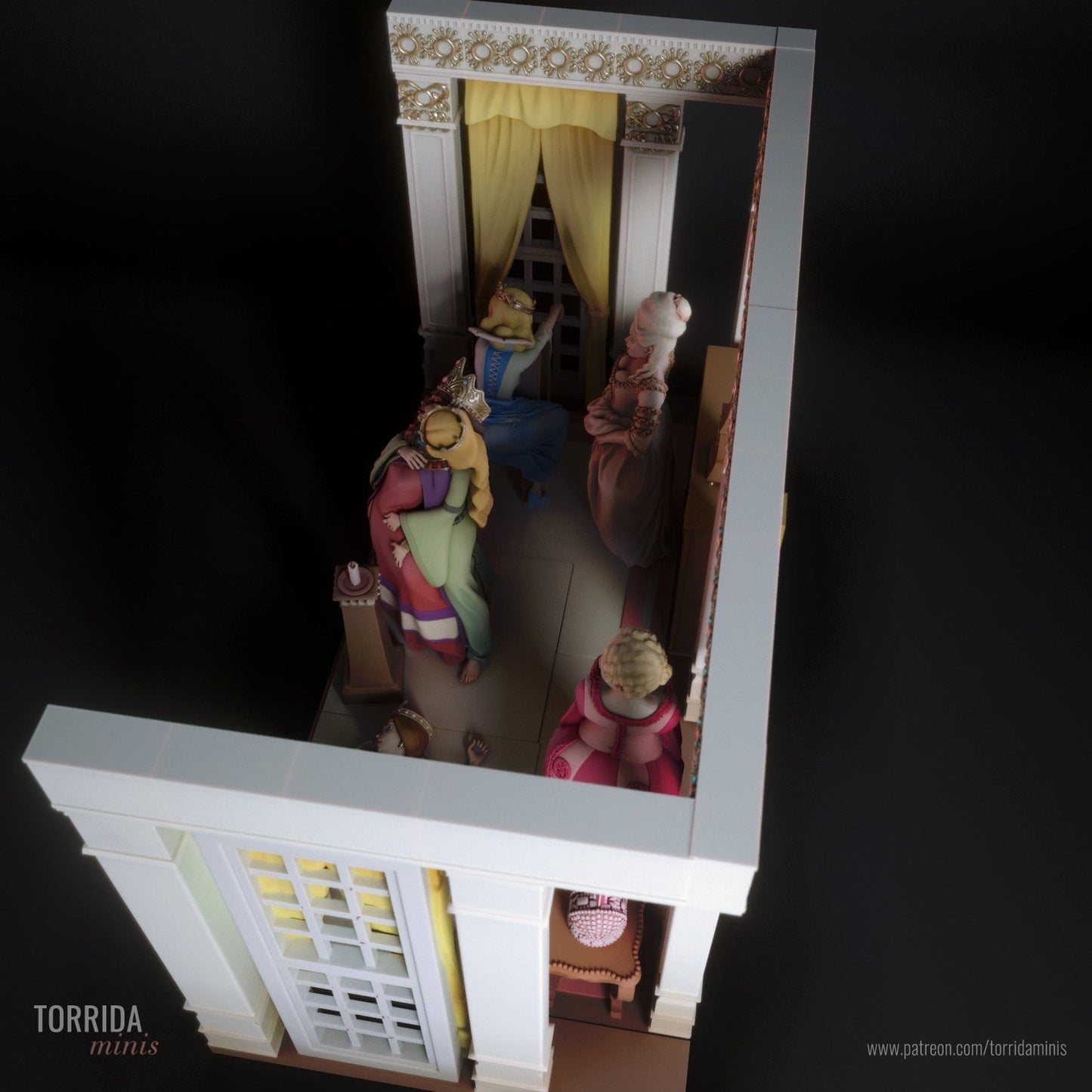 Adorable Queens Diorama - Torrida Minis - Dark Forge Arts