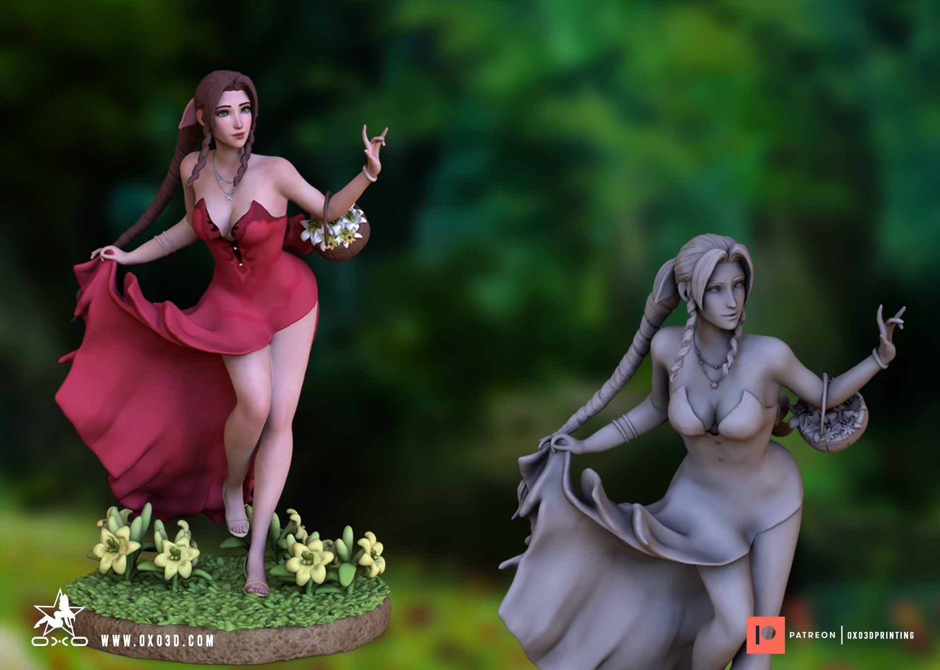 Aerith - OXO3D - Dark Forge Arts