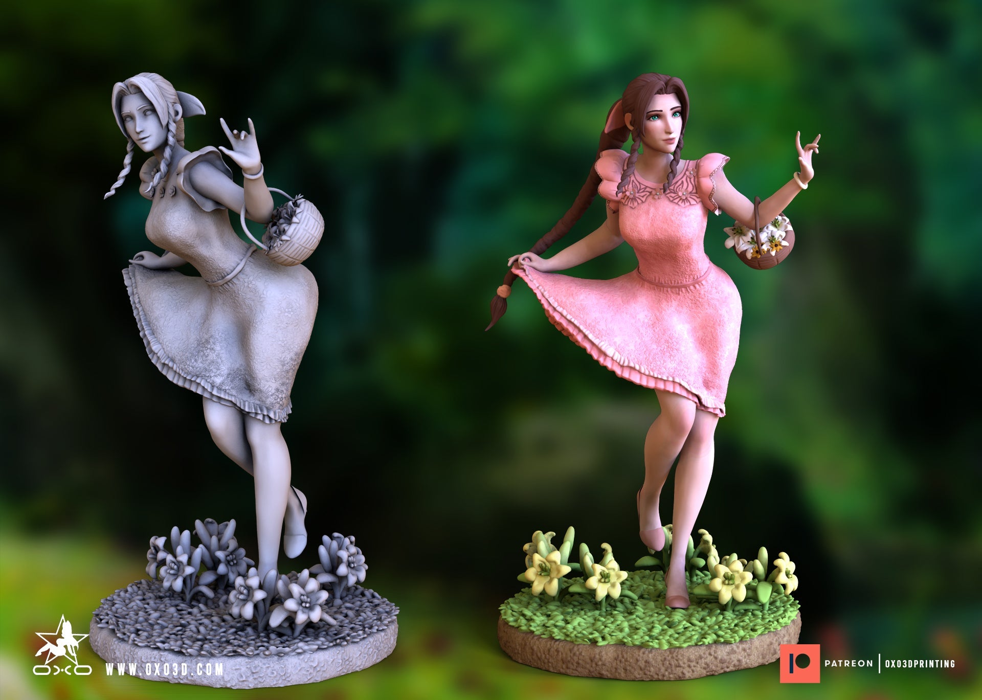 Aerith - OXO3D - Dark Forge Arts