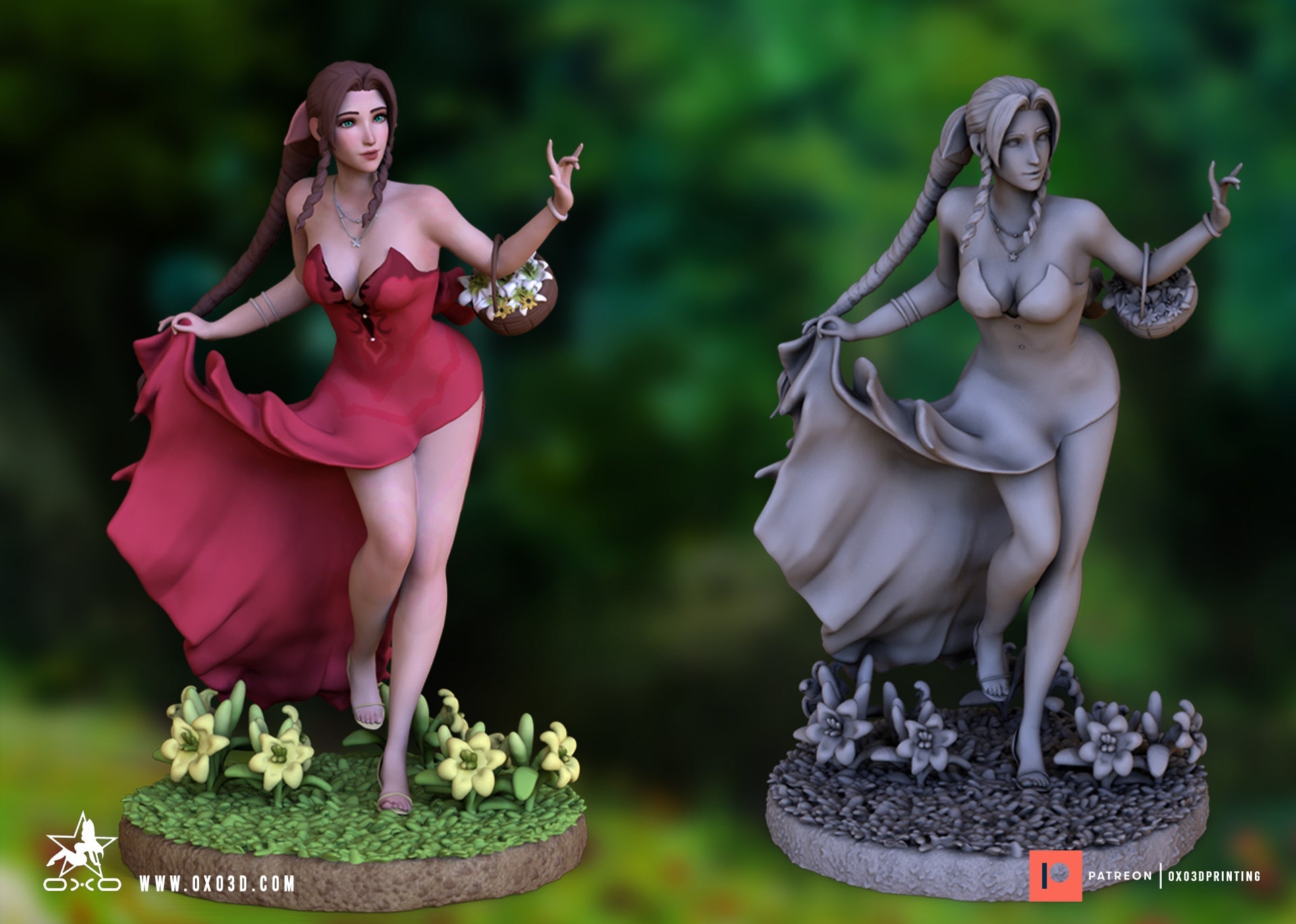 Aerith - OXO3D - Dark Forge Arts