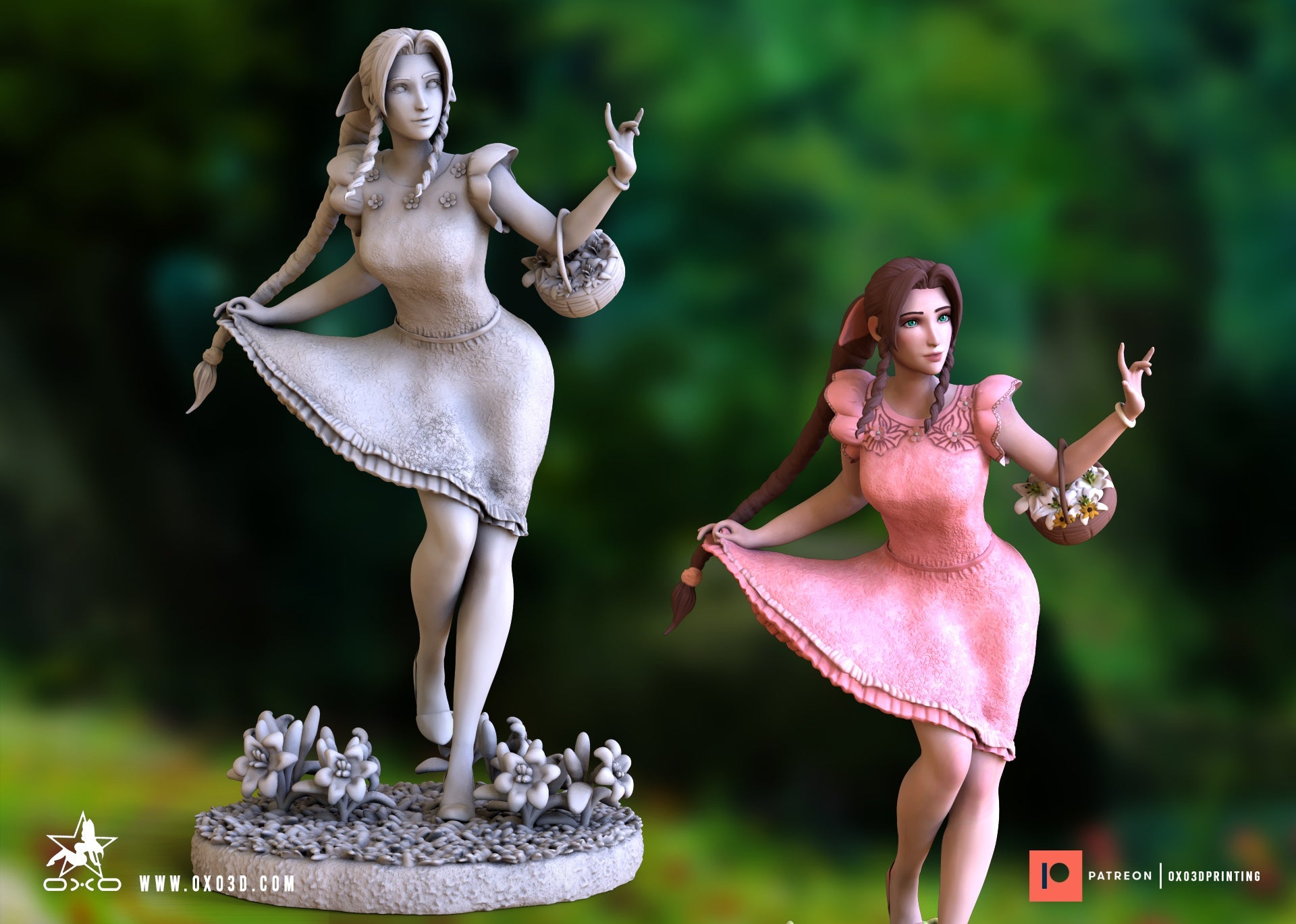 Aerith - OXO3D - Dark Forge Arts