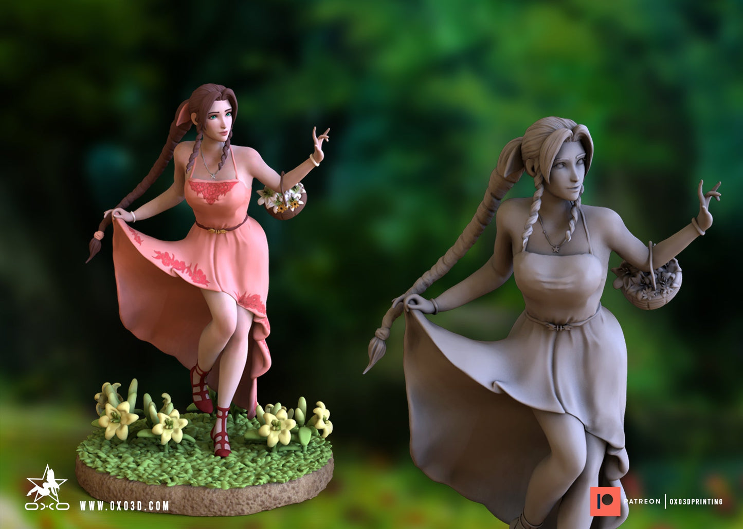 Aerith - OXO3D - Dark Forge Arts