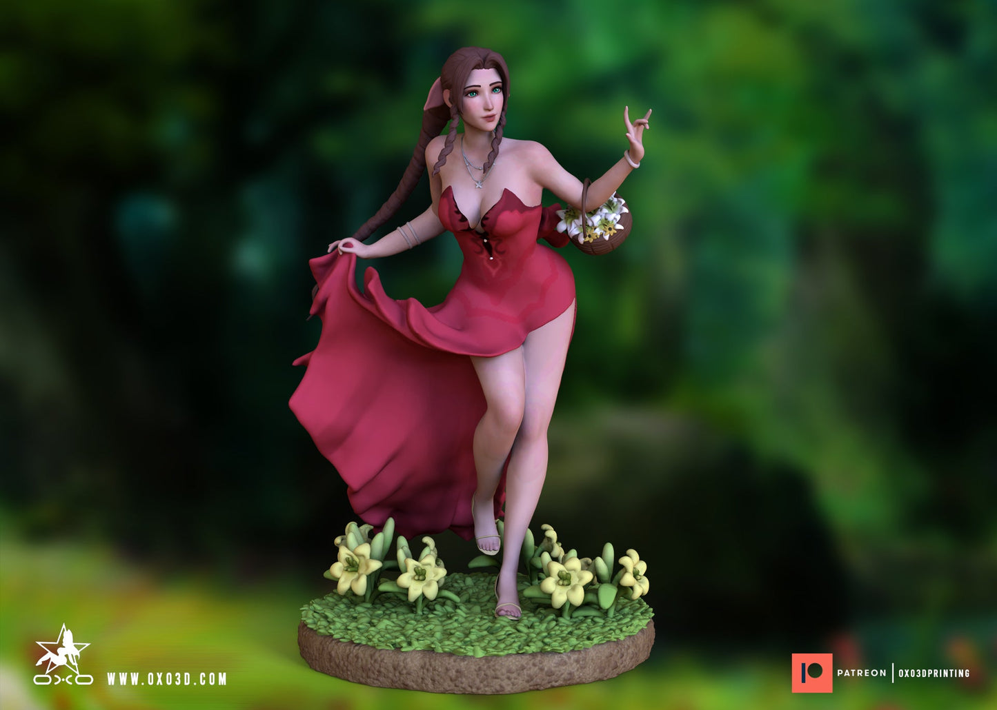 Aerith - OXO3D - Dark Forge Arts