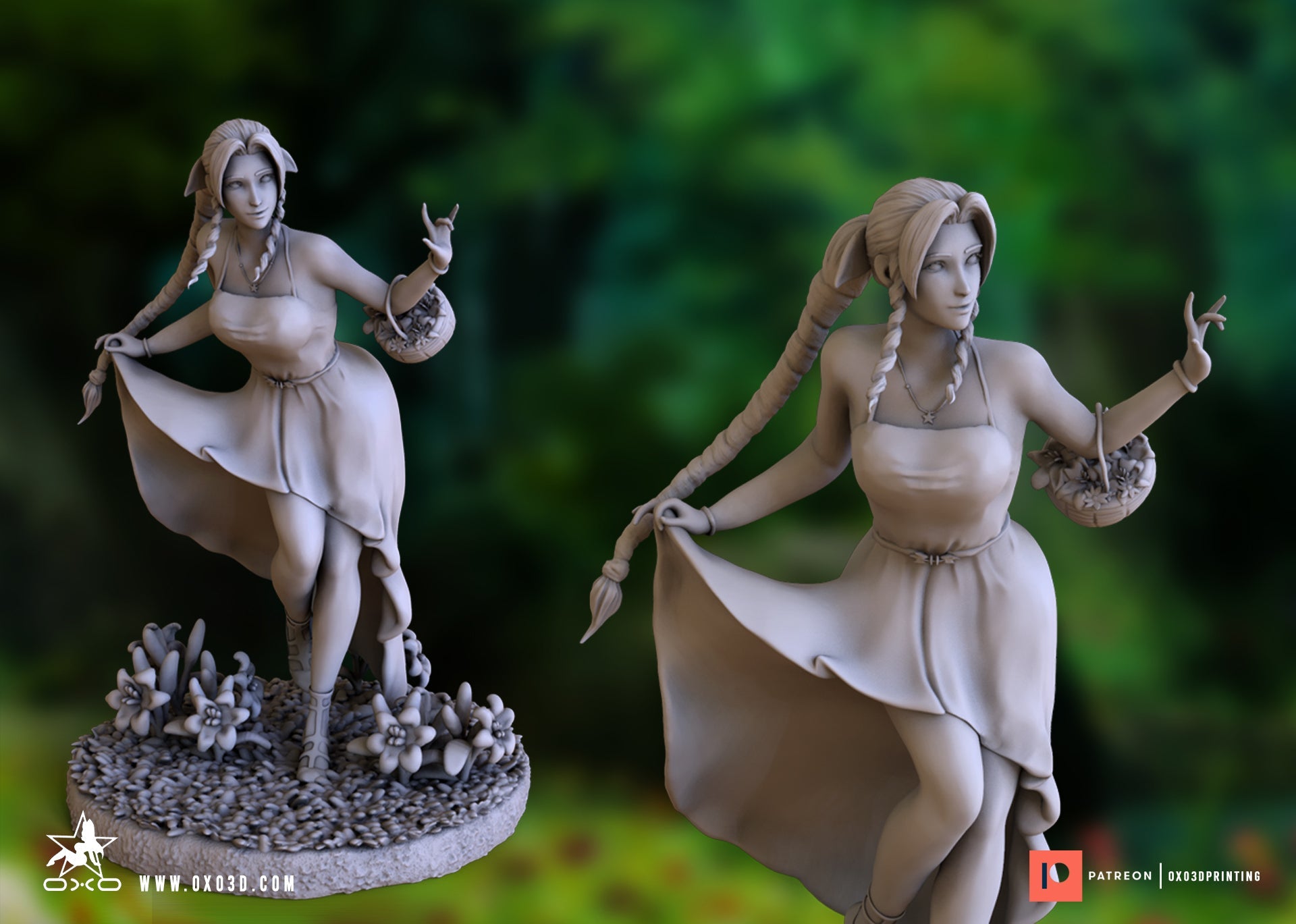 Aerith - OXO3D - Dark Forge Arts