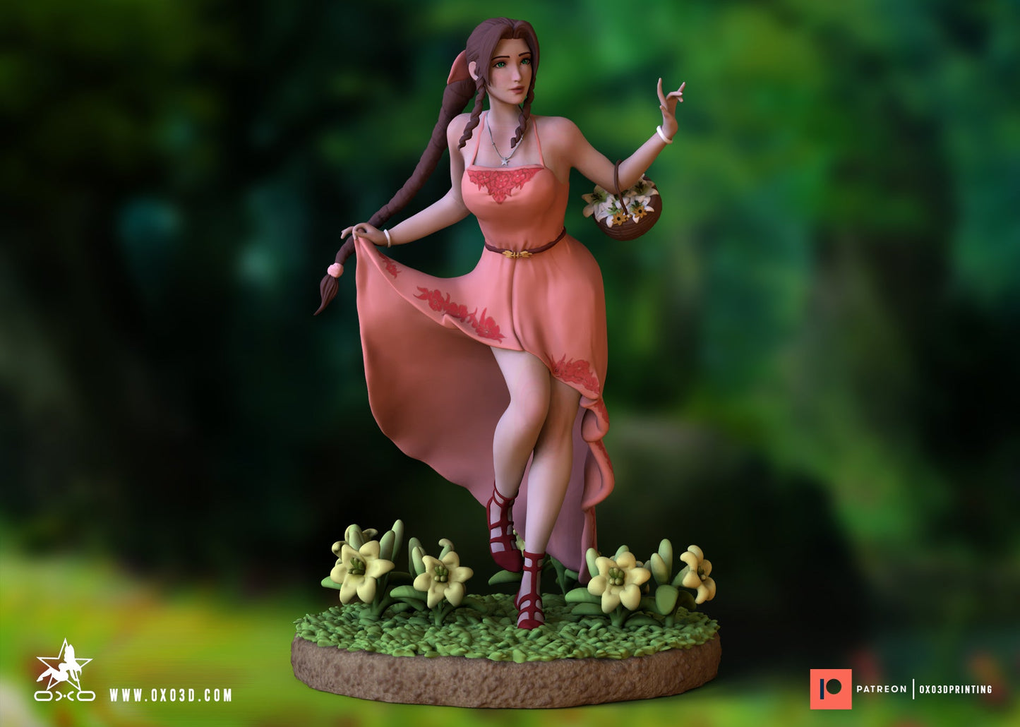Aerith - OXO3D - Dark Forge Arts