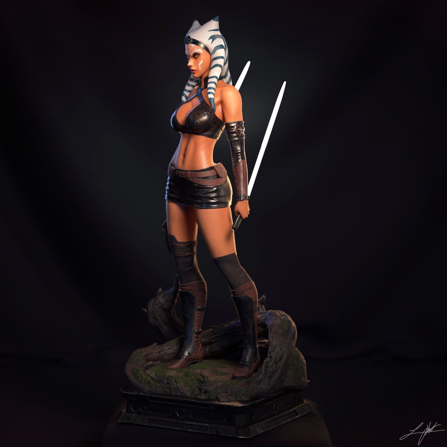 Ahsoka Tano - Abe3D - Dark Forge Arts