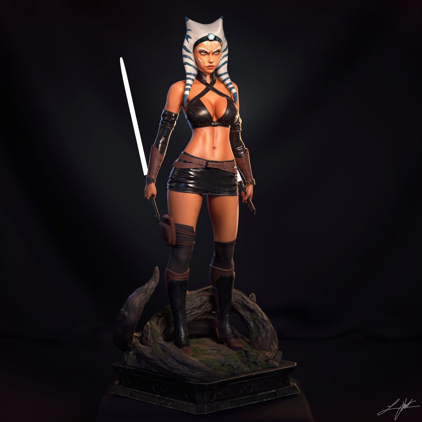 Ahsoka Tano - Abe3D - Dark Forge Arts