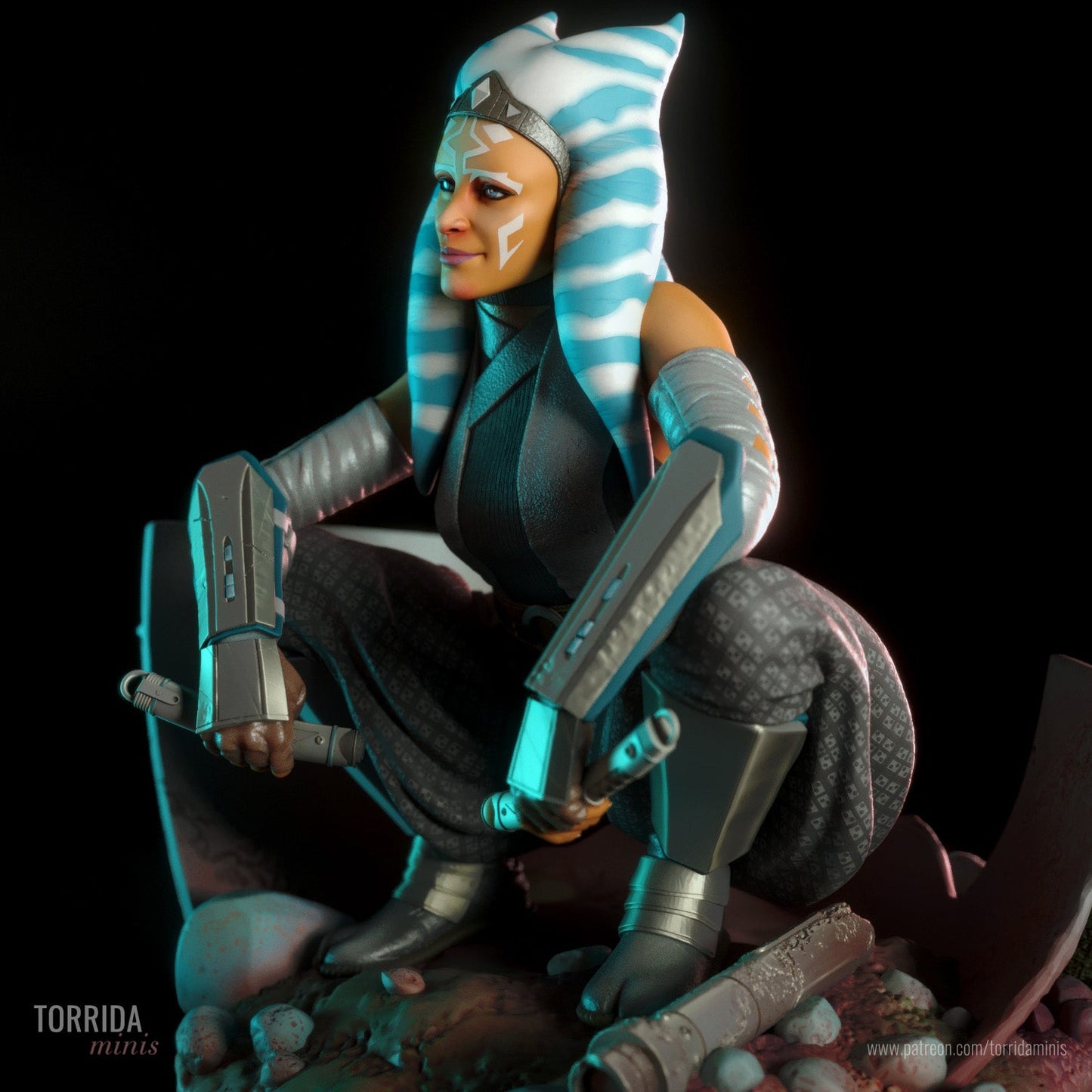 Ahsoka Tano - Torrida Minis - Dark Forge Arts