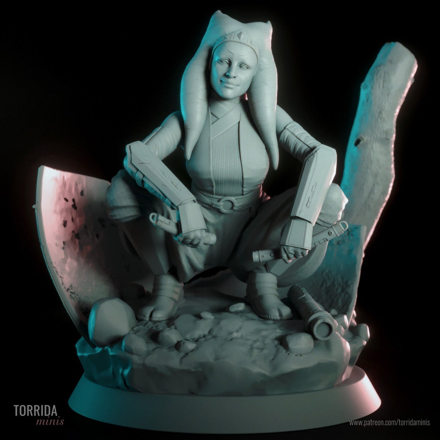 Ahsoka Tano - Torrida Minis - Dark Forge Arts