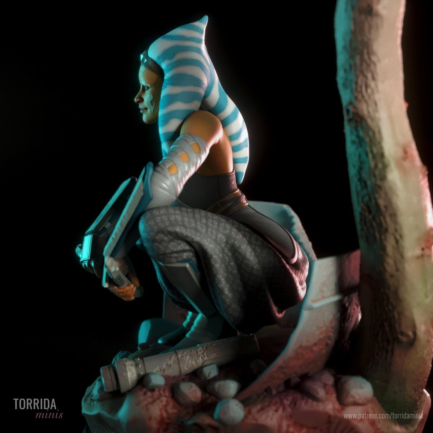 Ahsoka Tano - Torrida Minis - Dark Forge Arts