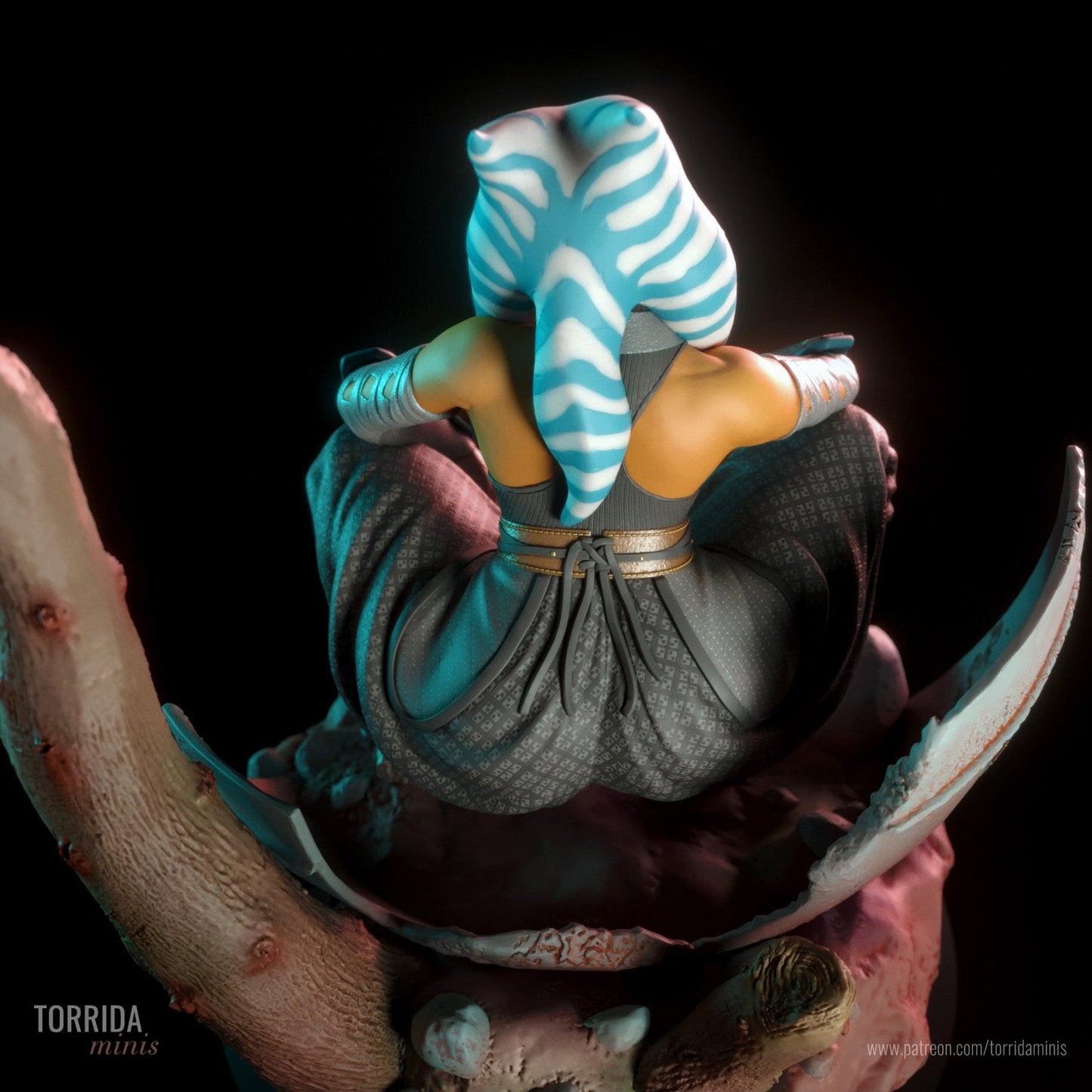 Ahsoka Tano - Torrida Minis - Dark Forge Arts