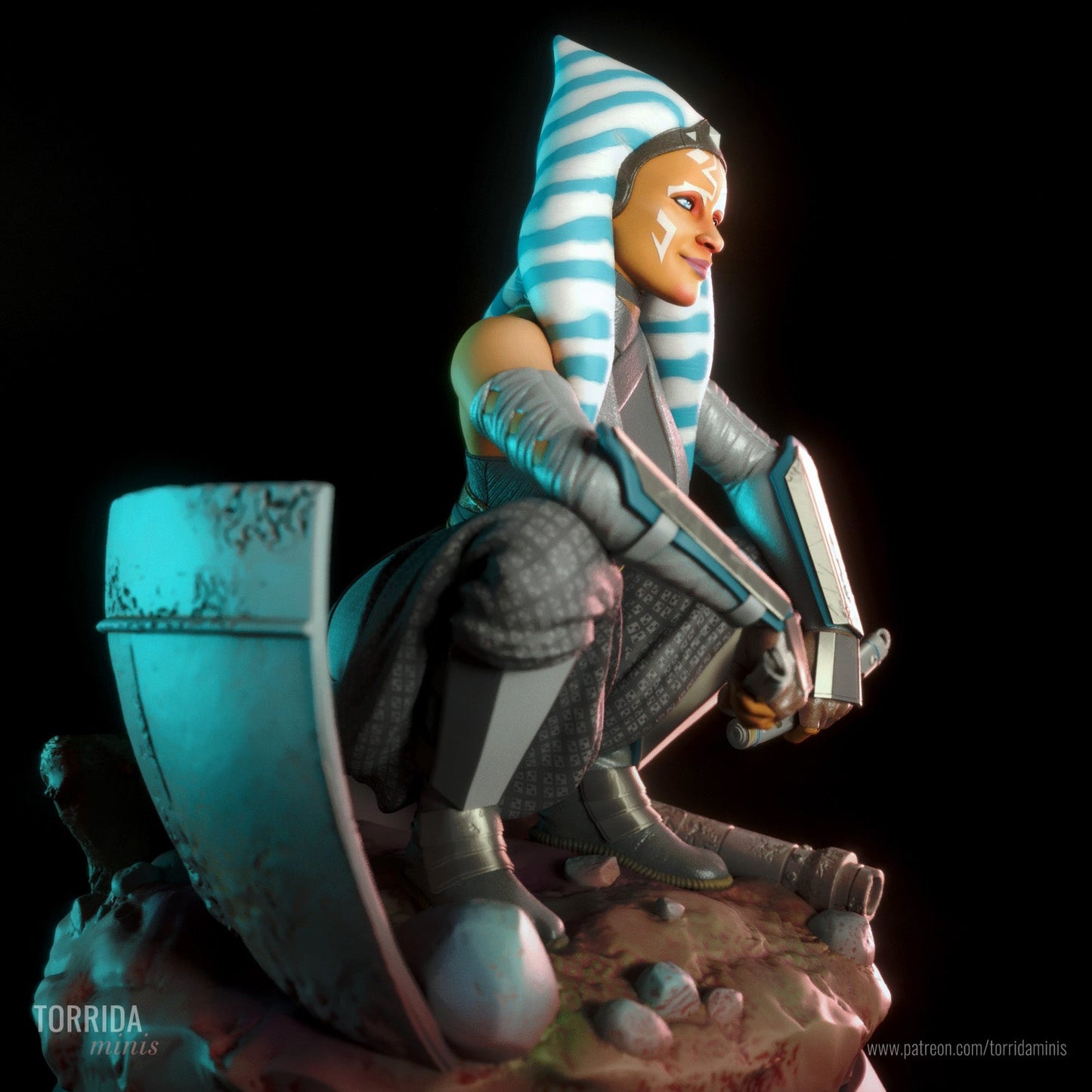 Ahsoka Tano - Torrida Minis - Dark Forge Arts