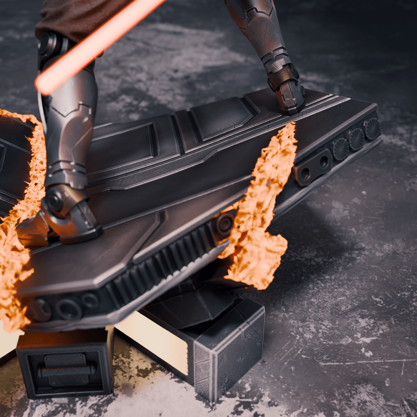 Ahsoka Tano vs. Darth Maul - CA 3D Studios - Dark Forge Arts