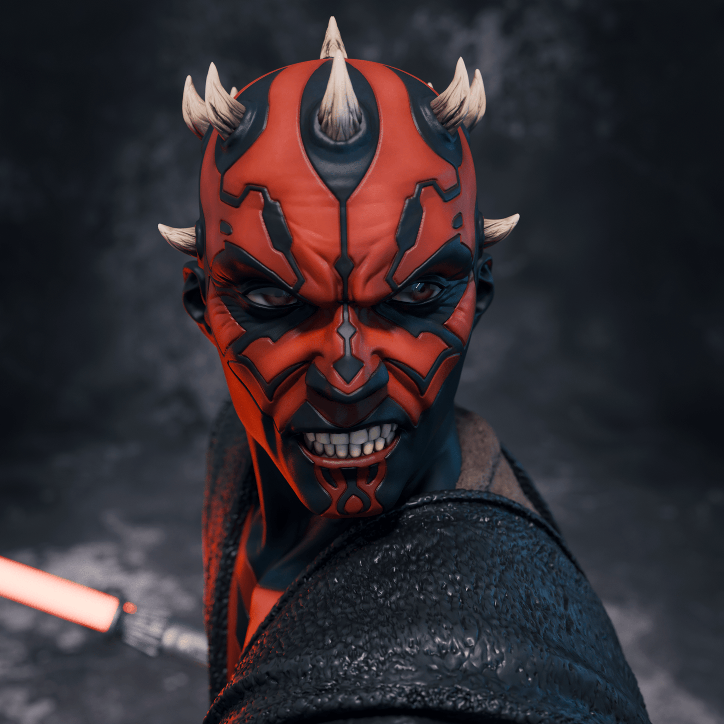 Ahsoka Tano vs. Darth Maul - CA 3D Studios - Dark Forge Arts