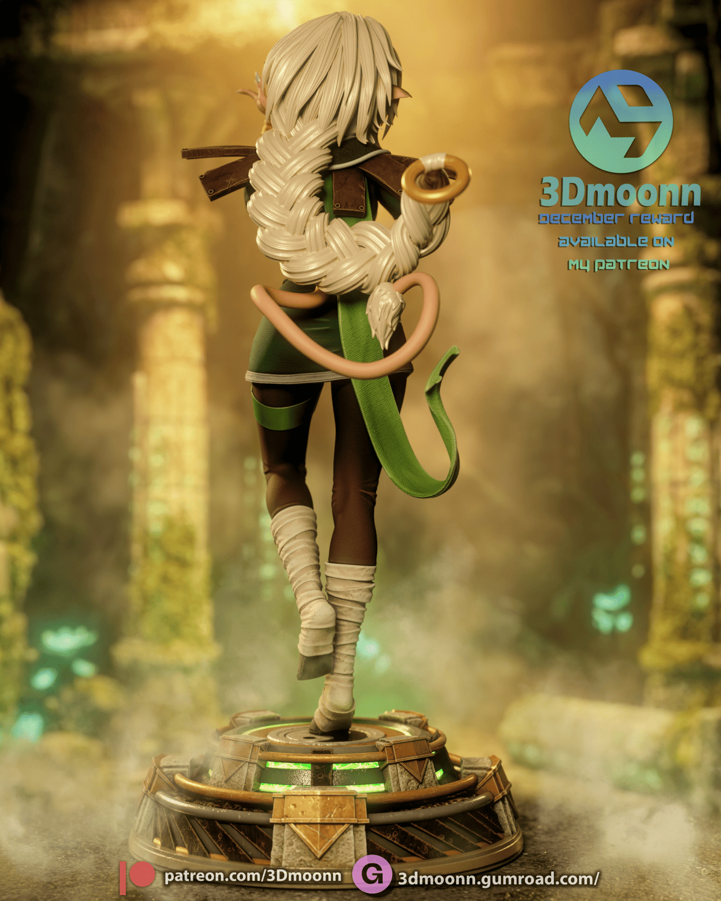Aisha Clan - Clan - 3DMoonn - Dark Forge Arts