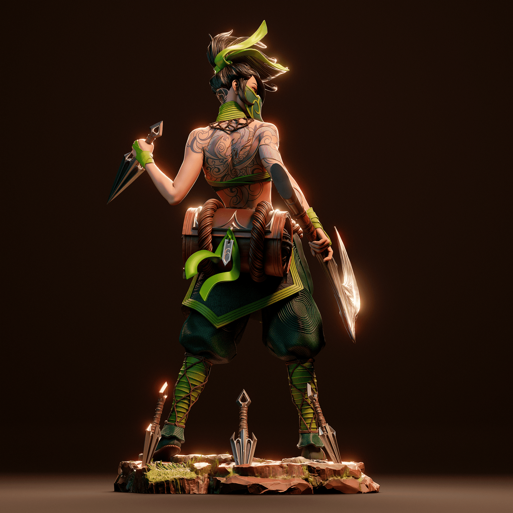 Akali - CA 3D Studios - Dark Forge Arts