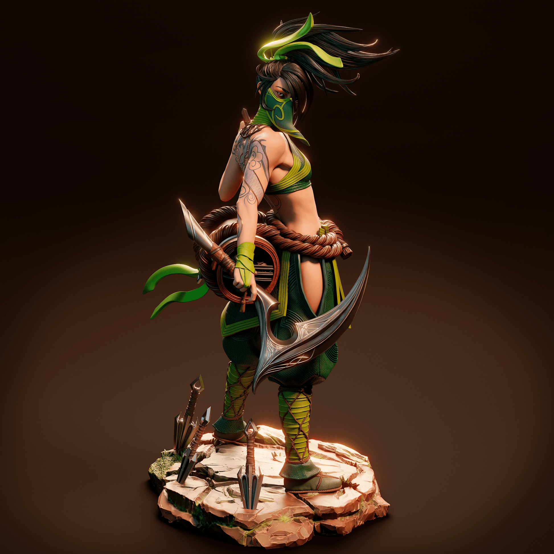 Akali - CA 3D Studios - Dark Forge Arts