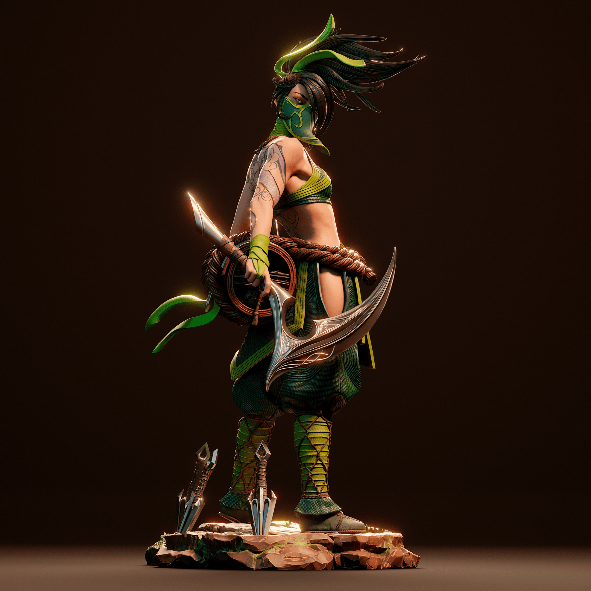 Akali - CA 3D Studios - Dark Forge Arts