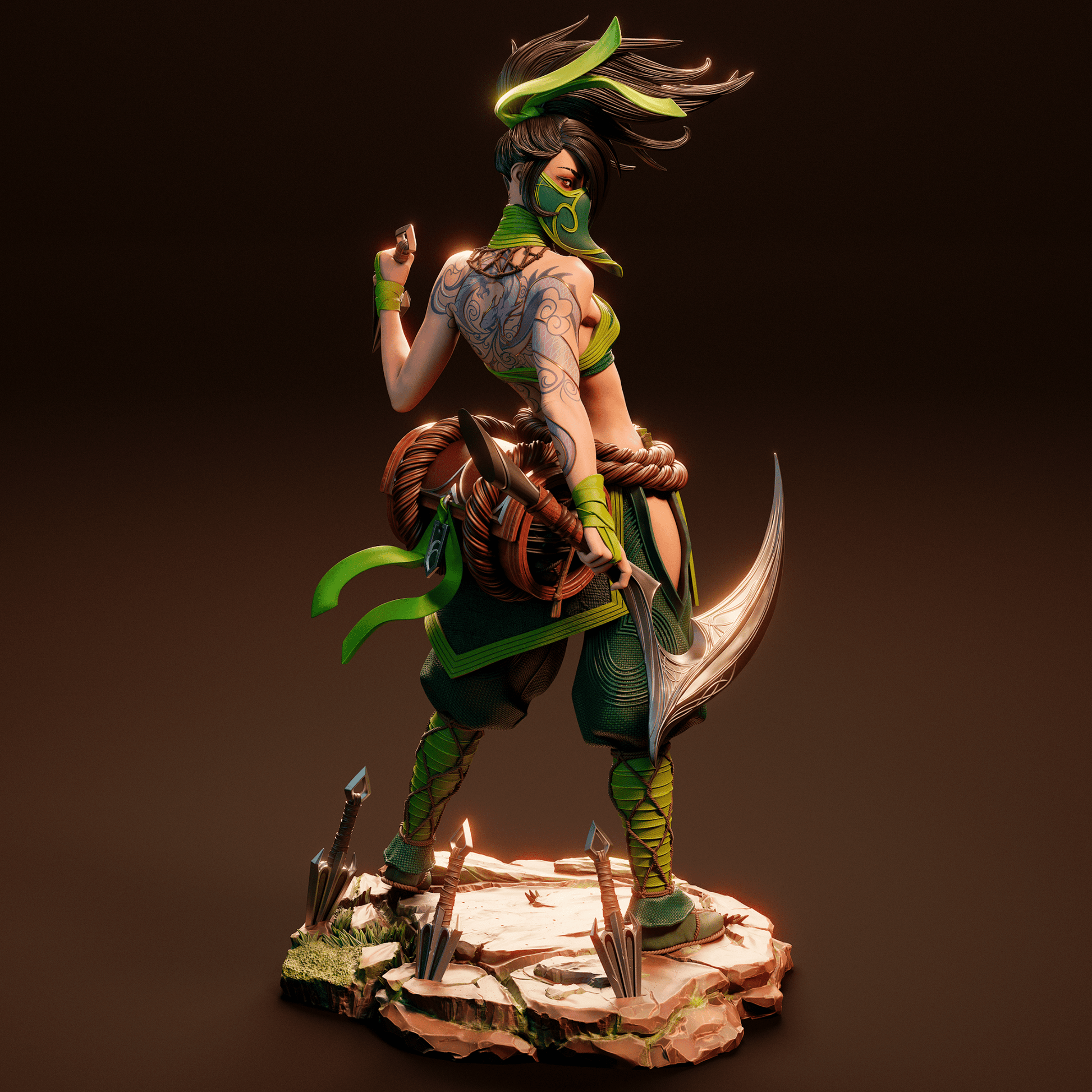 Akali - CA 3D Studios - Dark Forge Arts