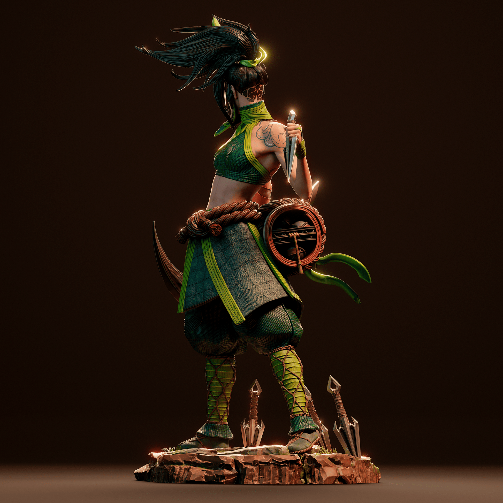 Akali - CA 3D Studios - Dark Forge Arts