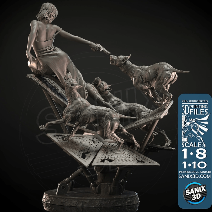 Alice - Resident Evil - Sanix3D - Dark Forge Arts