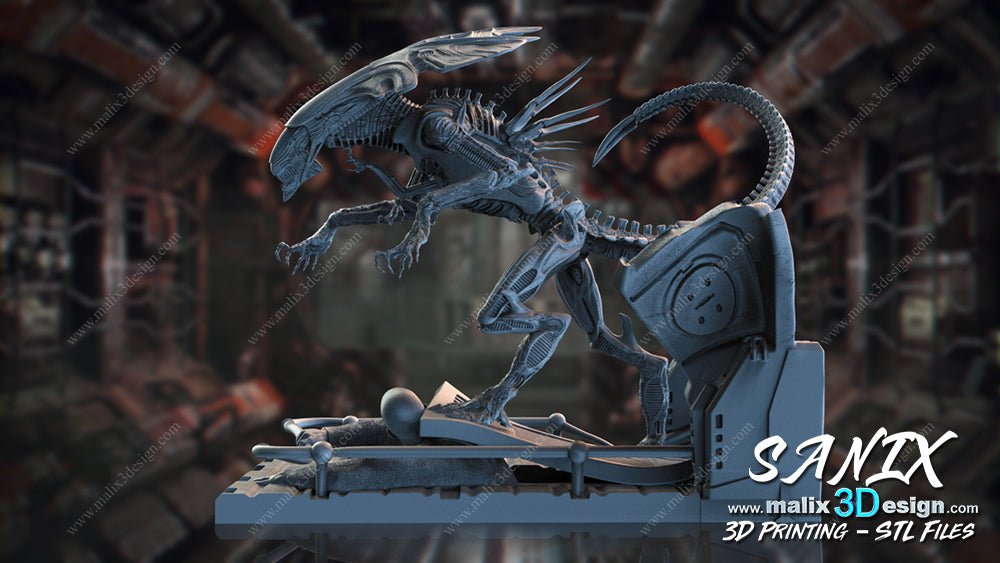 Alien Queen - Sanix3D - Dark Forge Arts