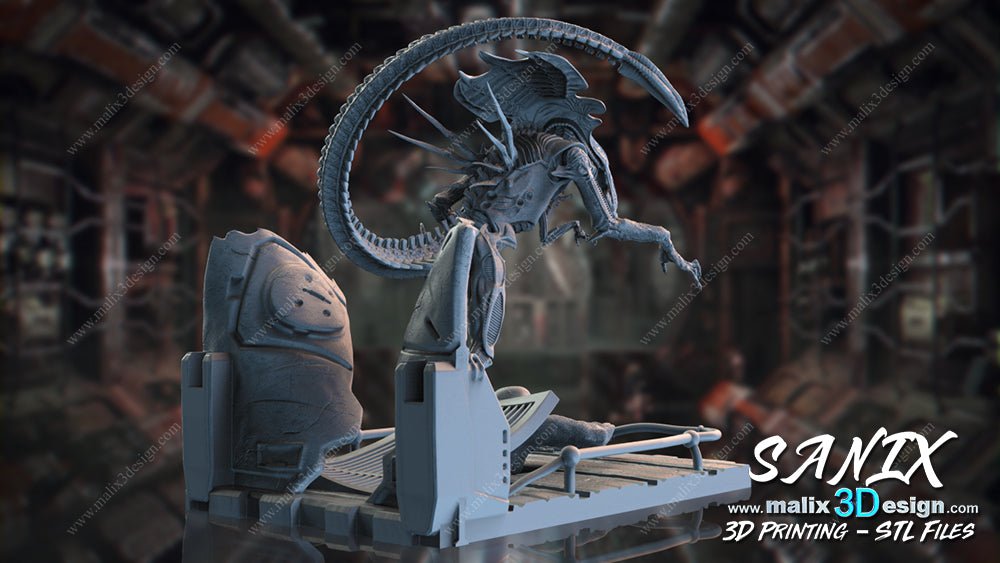 Alien Queen - Sanix3D - Dark Forge Arts