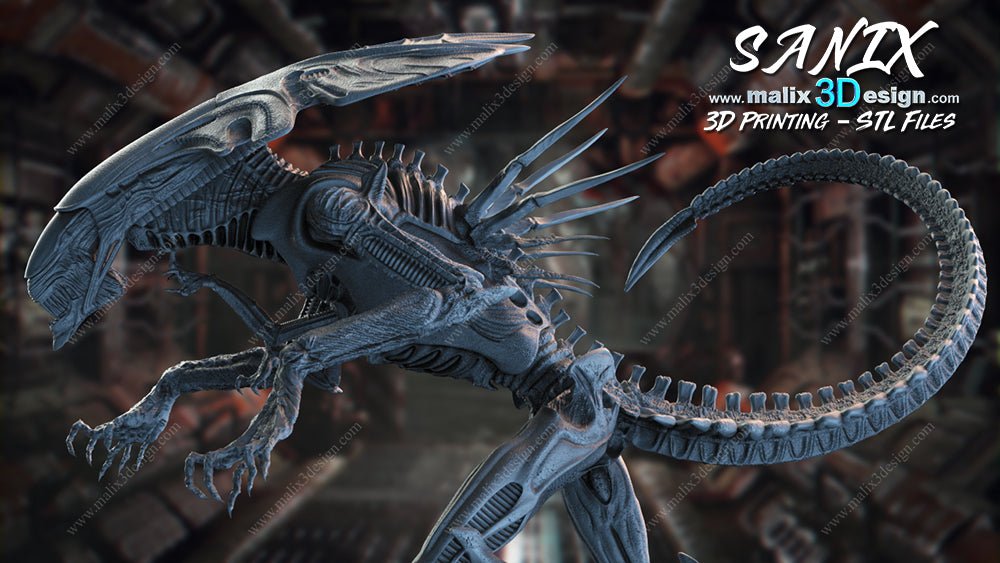 Alien Queen - Sanix3D - Dark Forge Arts