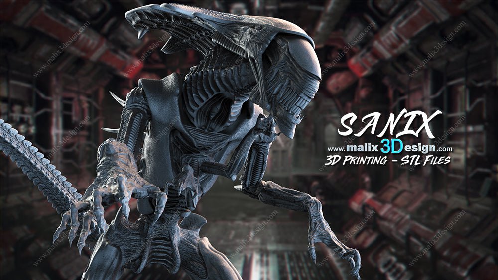 Alien Queen - Sanix3D - Dark Forge Arts