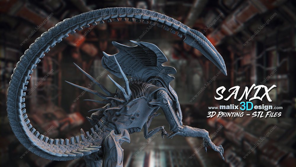 Alien Queen - Sanix3D - Dark Forge Arts