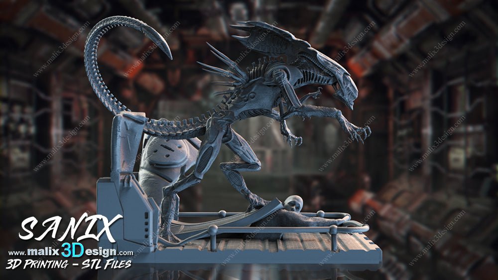 Alien Queen - Sanix3D - Dark Forge Arts